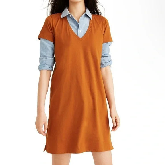 madewell v neck t shirt dress Northside Vintage V-Neck Tee Dress